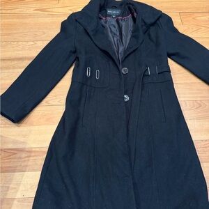 Metaphor Black Pea Coat for Women